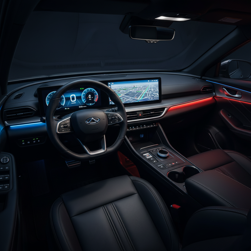 کابین فونیکس اف ایکس اومودا 5 با نمایشگرهای روشن