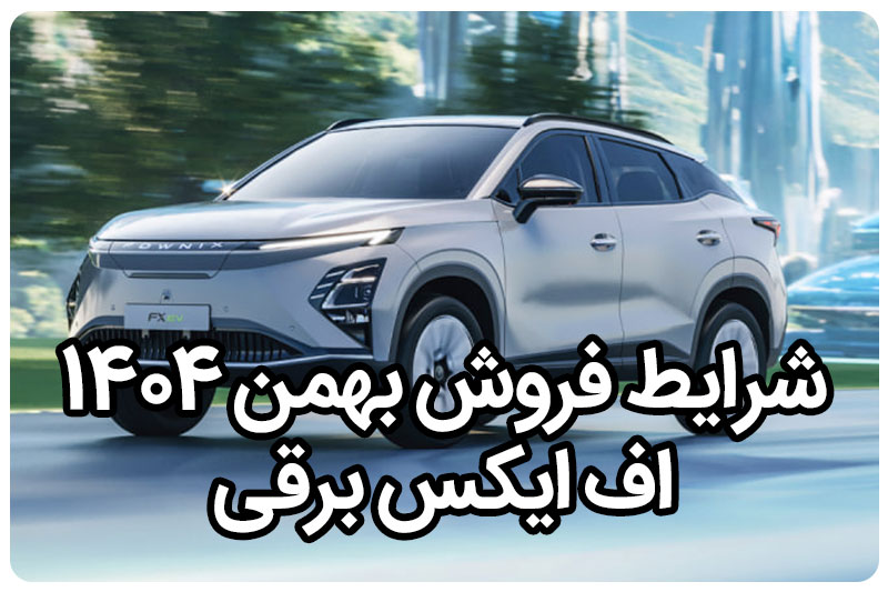 شرایط فروش فونیکس FX برقی با تحویل 60روزه-نقدواقساط بهمن1404